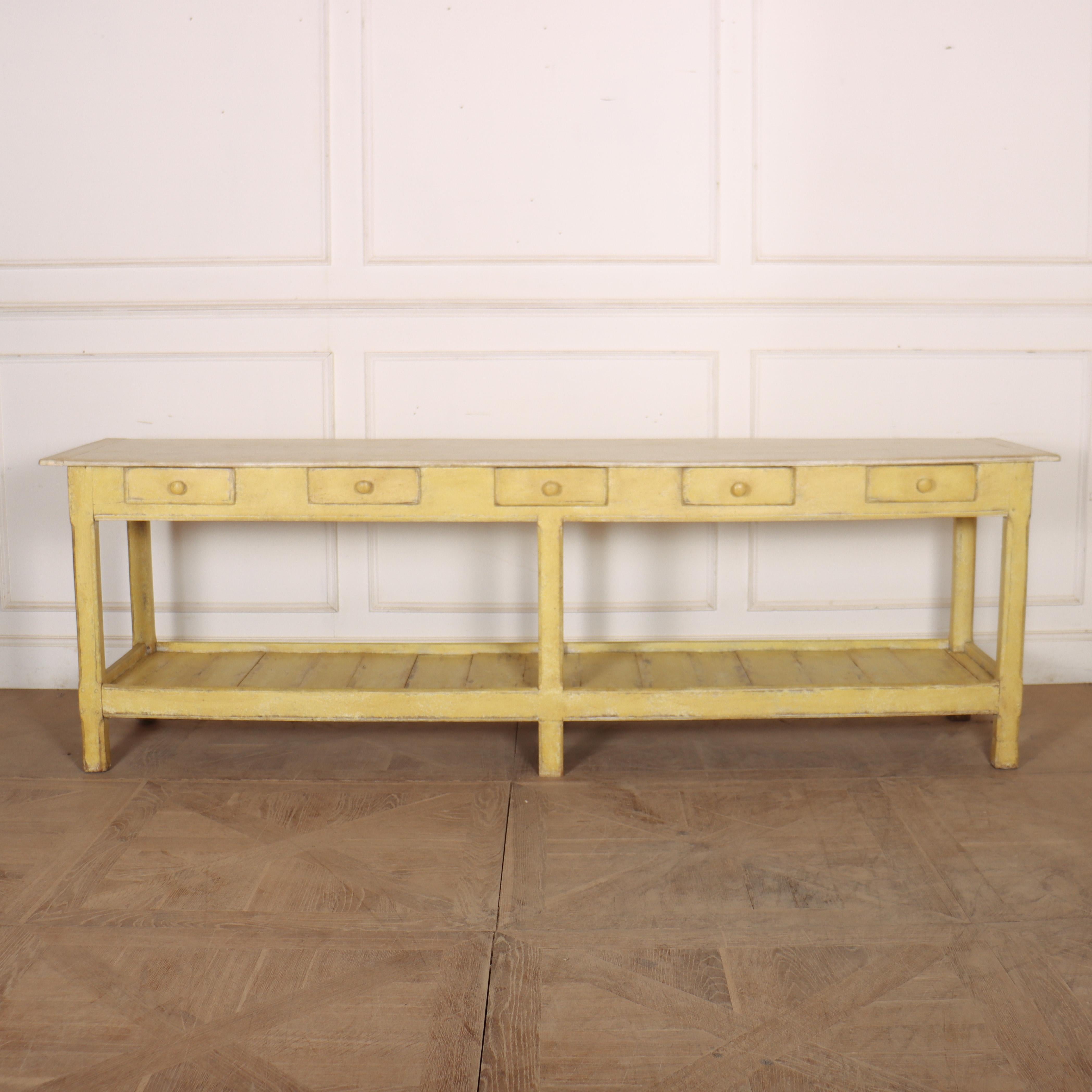 English Painted Serving Table Inglés en venta