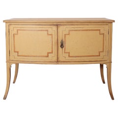 English Painted Side Cabinet