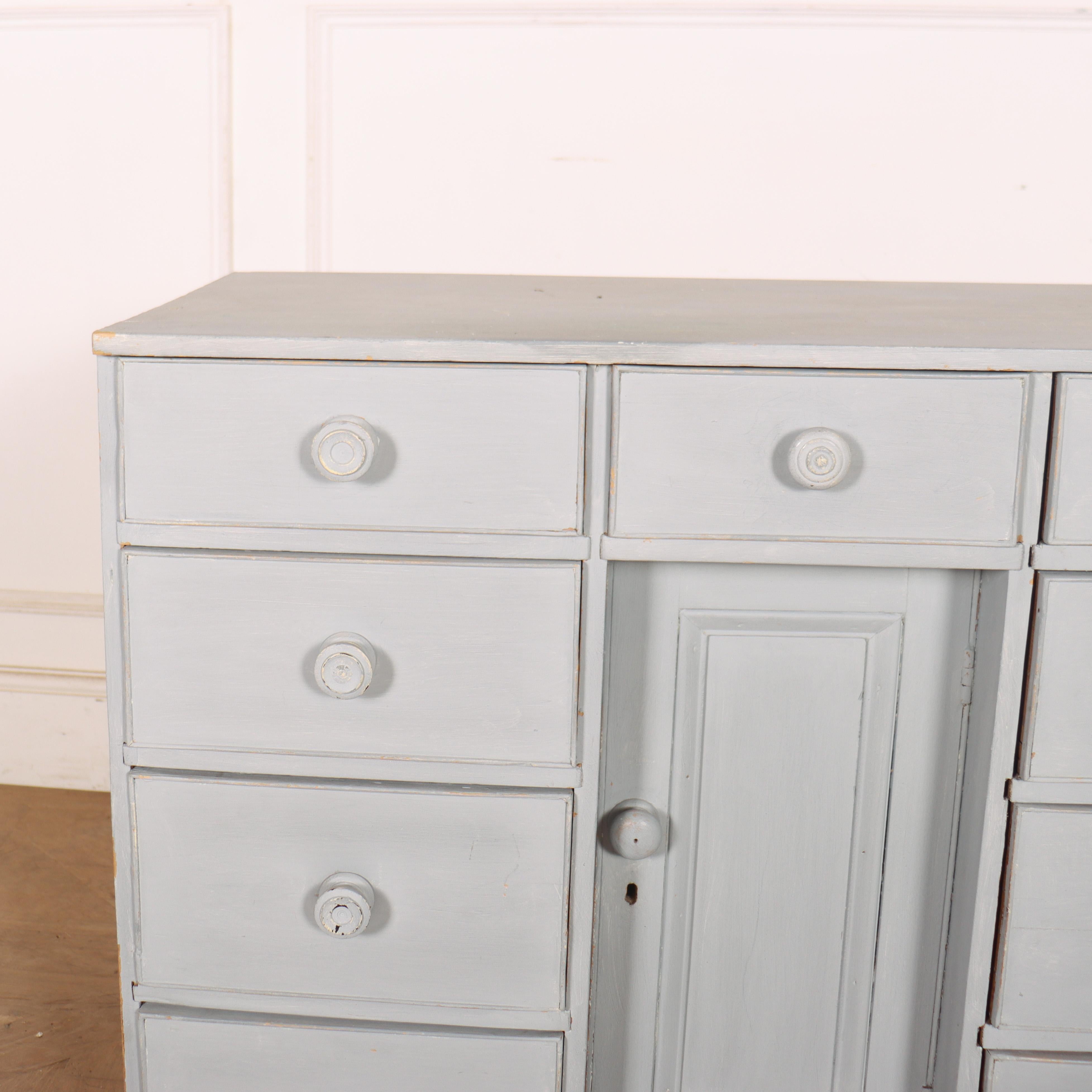 Pretty early 19th century English painted pine sideboard. 1820.


Code: 8897

Dimensions:
W: 36