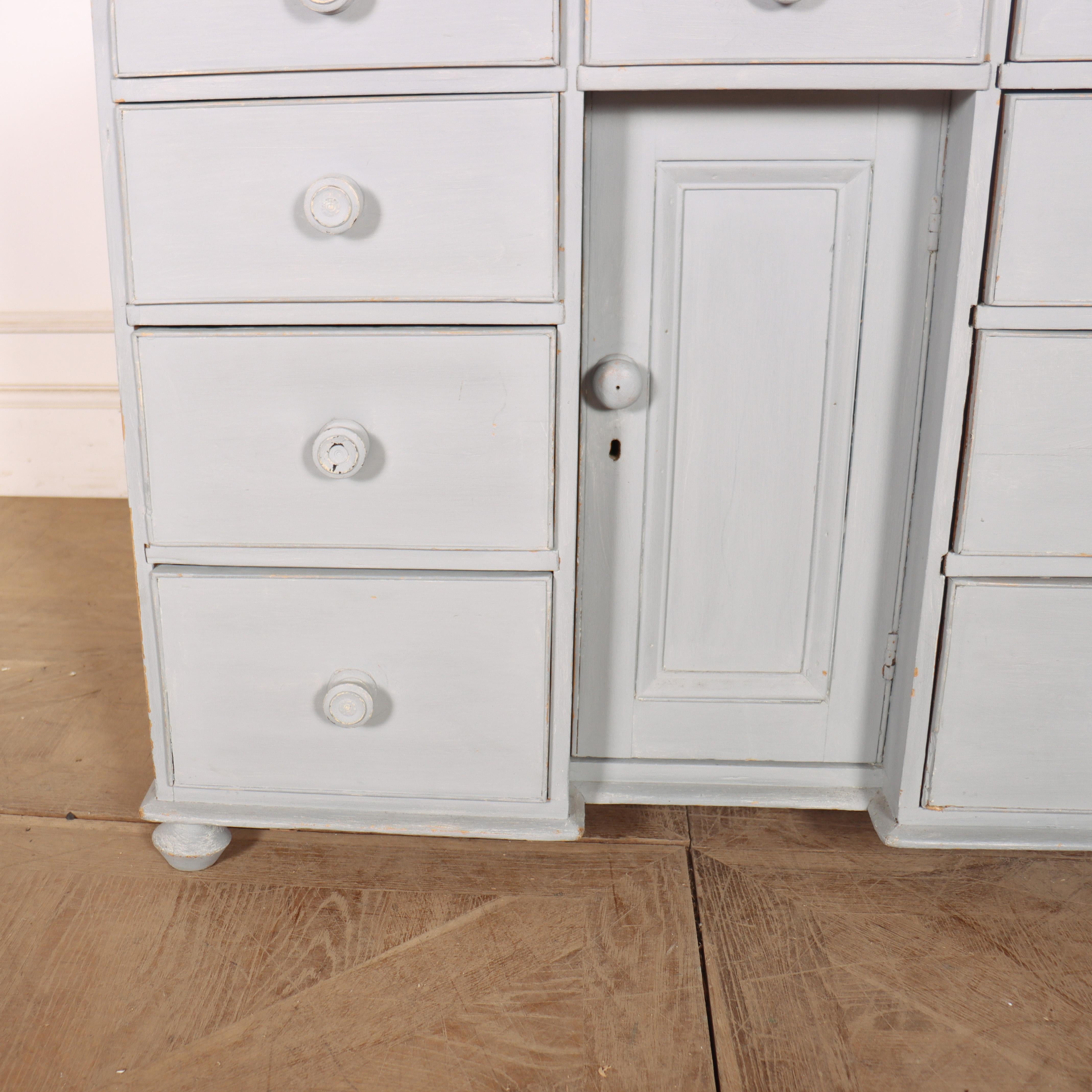 19th Century English Painted Sideboard For Sale