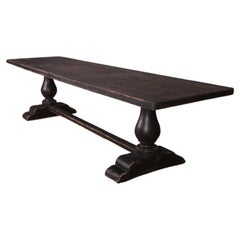 English Painted Trestle Table