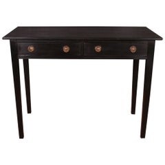 English Painted Two Drawer Desk