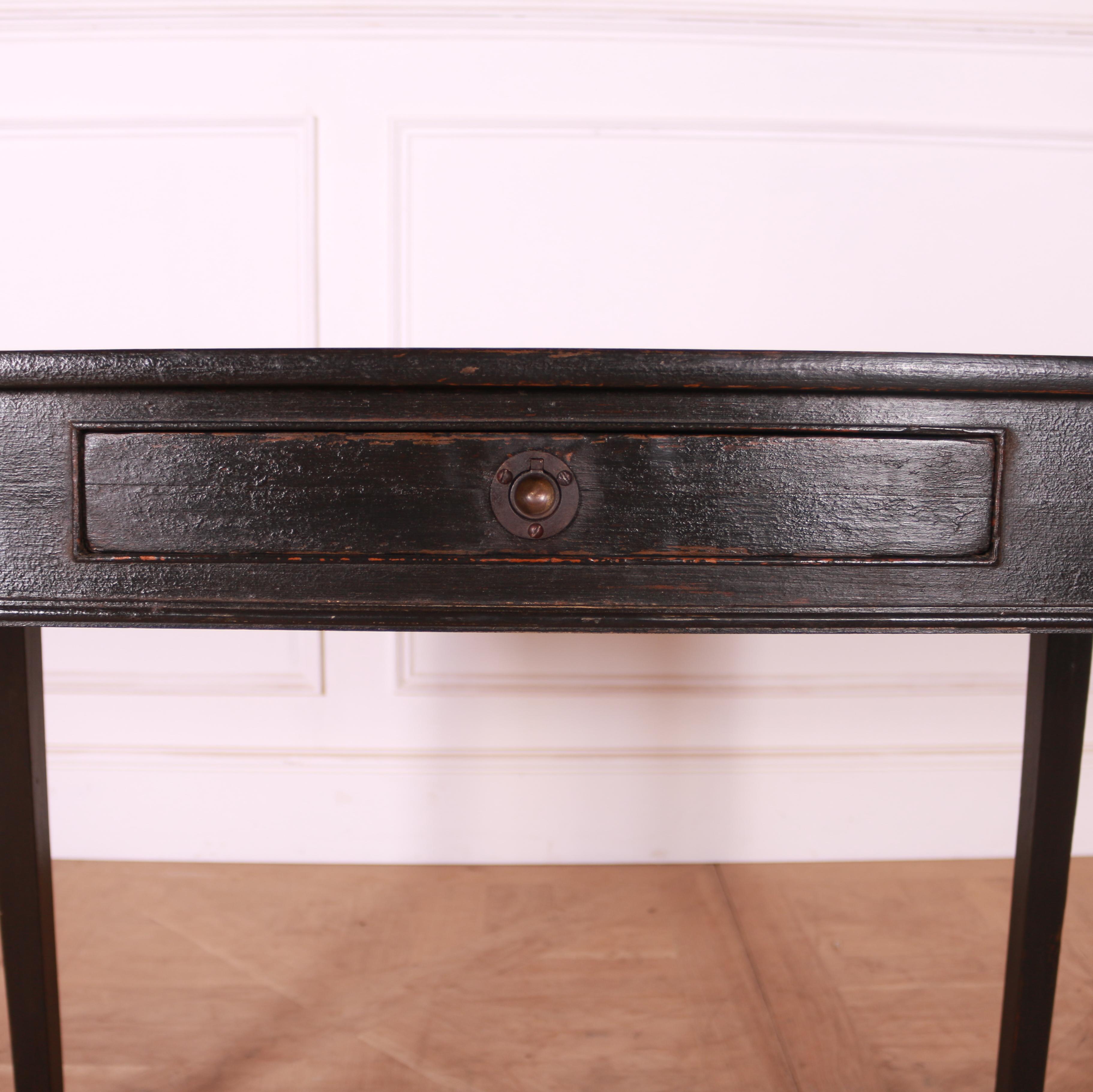English Painted Writing Desk In Good Condition In Leamington Spa, Warwickshire