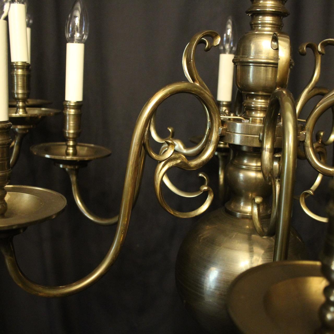 pair of antique chandeliers