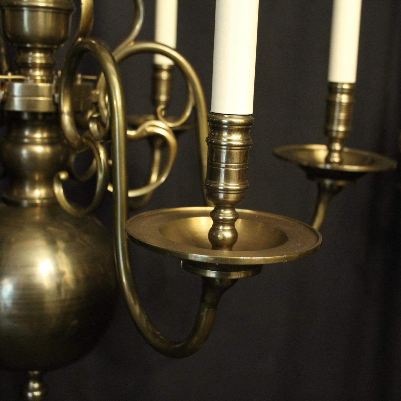 pair antique chandeliers