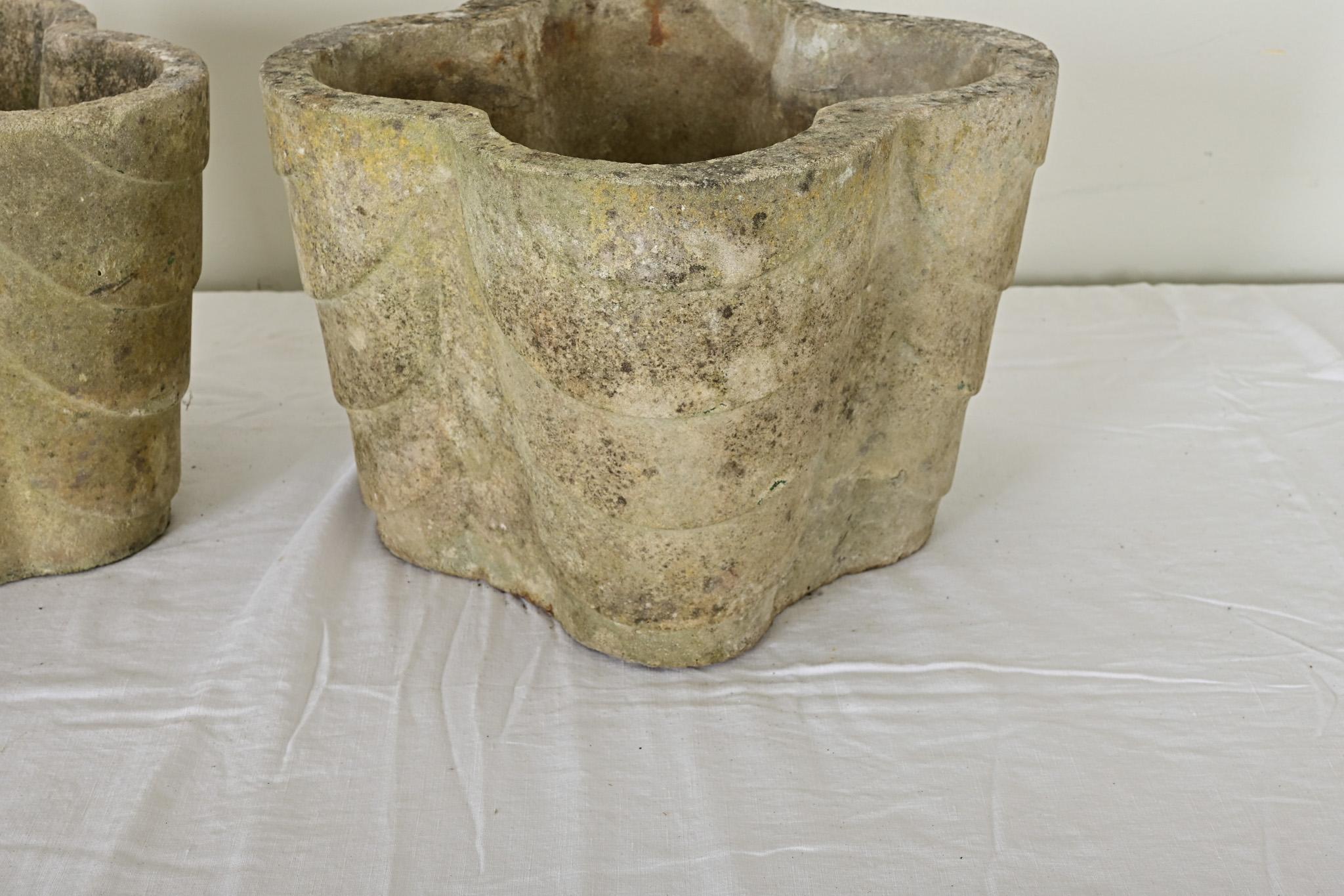 English Pair of Art Deco Planters In Good Condition For Sale In Baton Rouge, LA