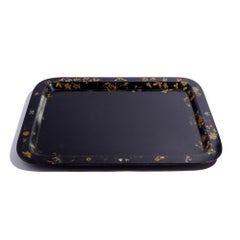 English paper mache tea tray, c. 1830