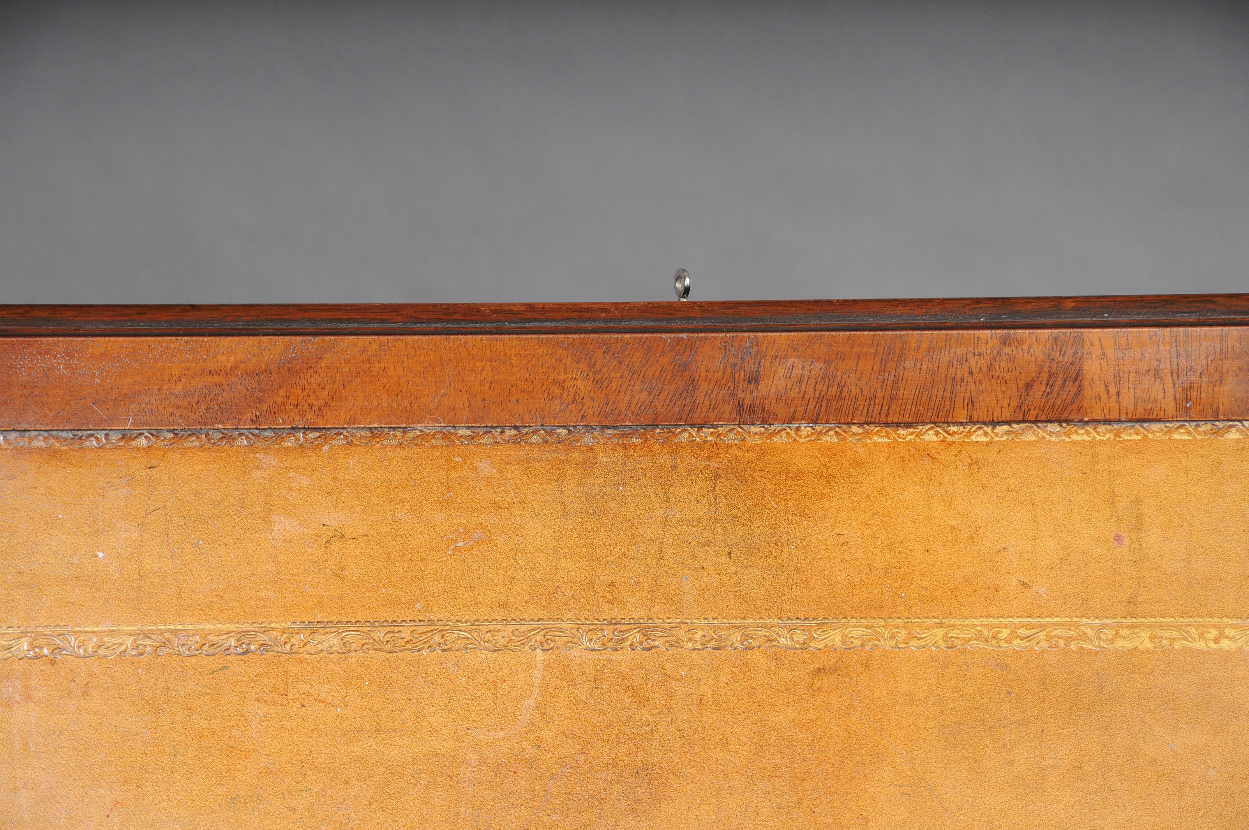 Englischer Partner-Schreibtisch, 1870, Schreibtisch, Mahagoni im Angebot 13