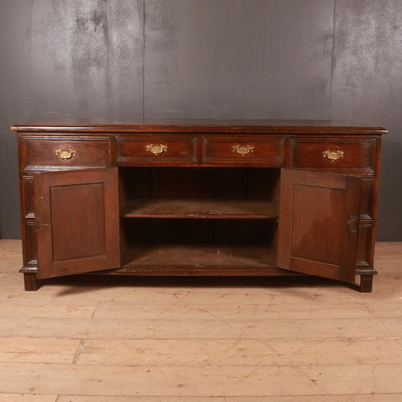 18th Century and Earlier English Patinated Pine Dresser Base