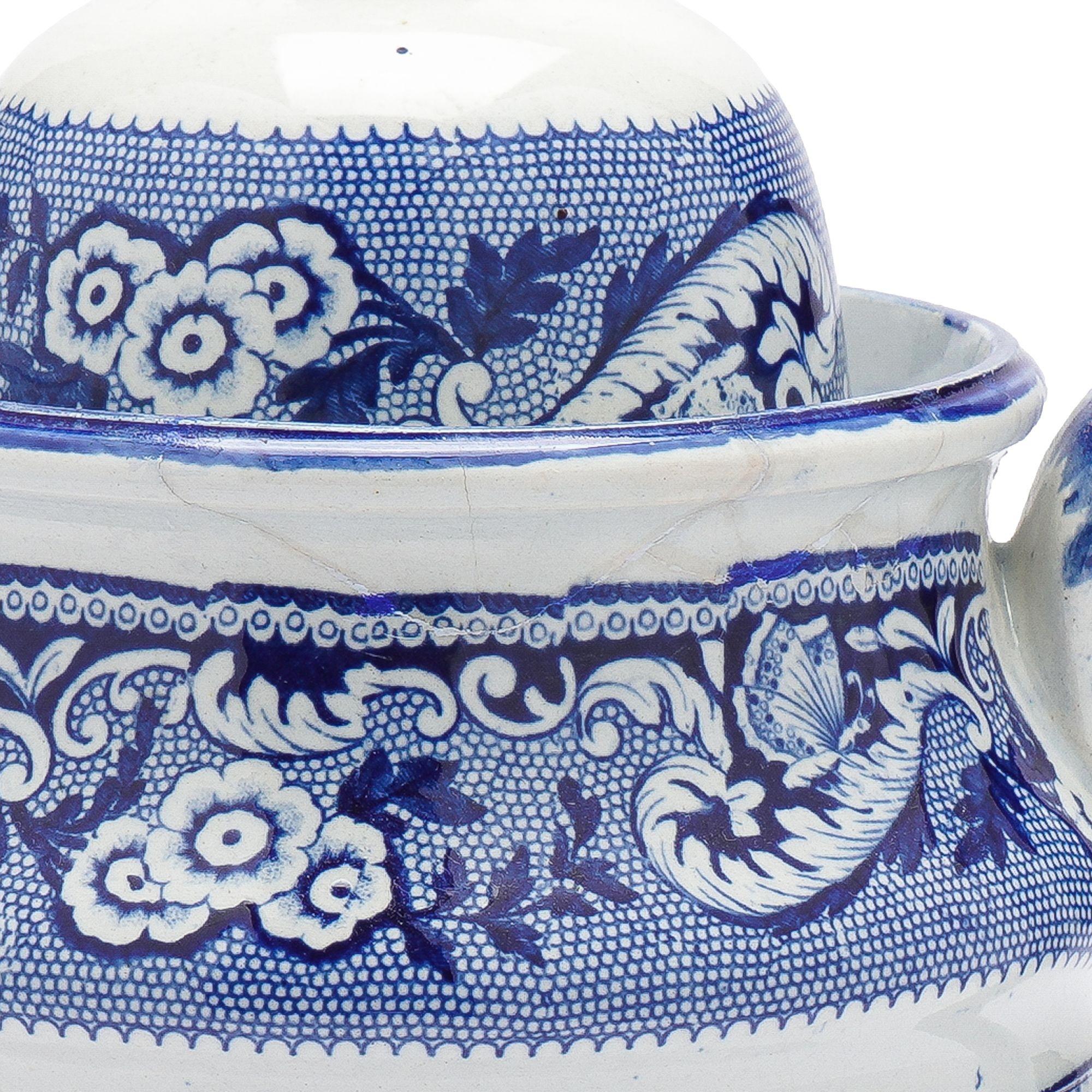 English pearlware coffee pot, c. 1830 For Sale 9