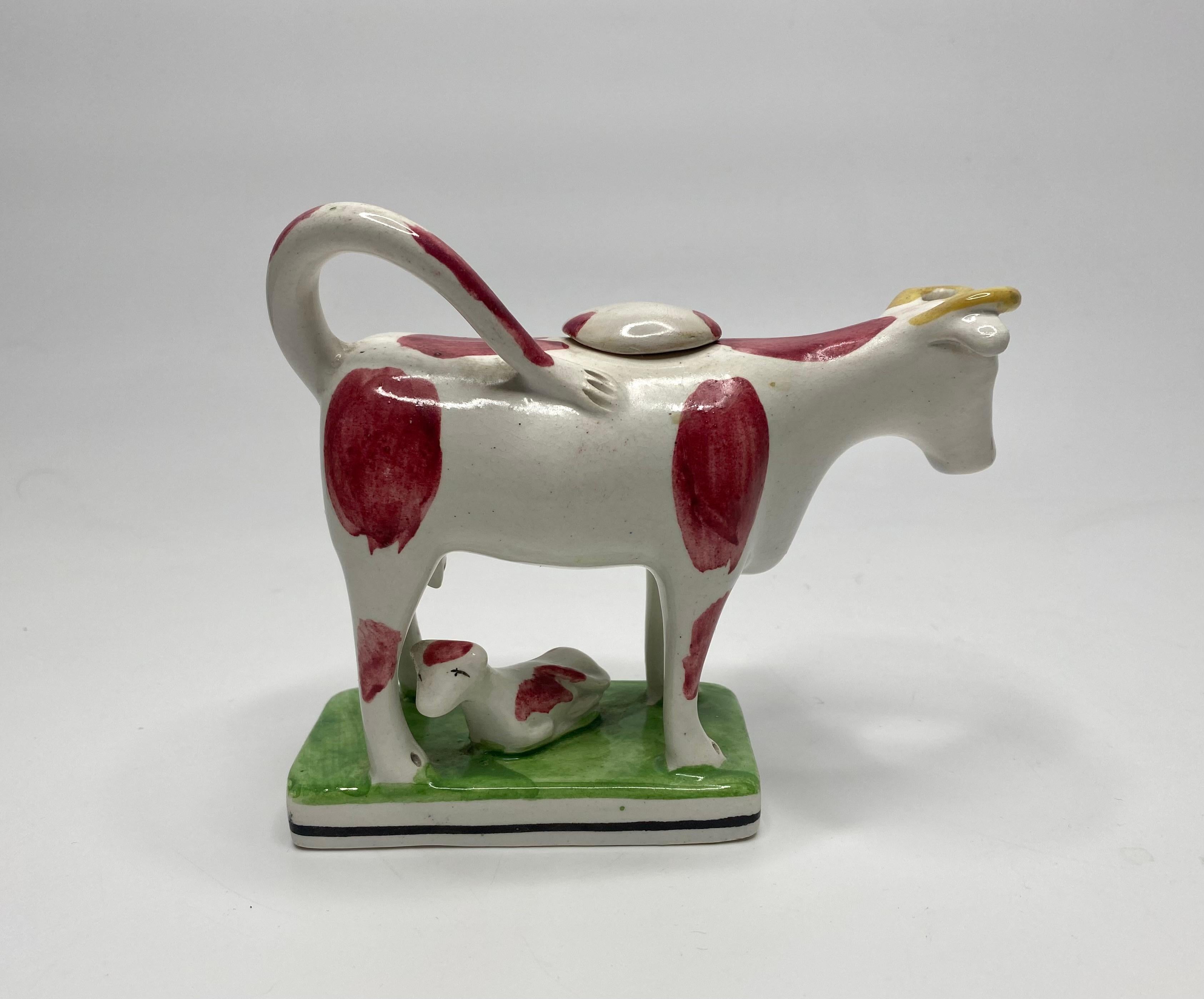 staffordshire cow creamer
