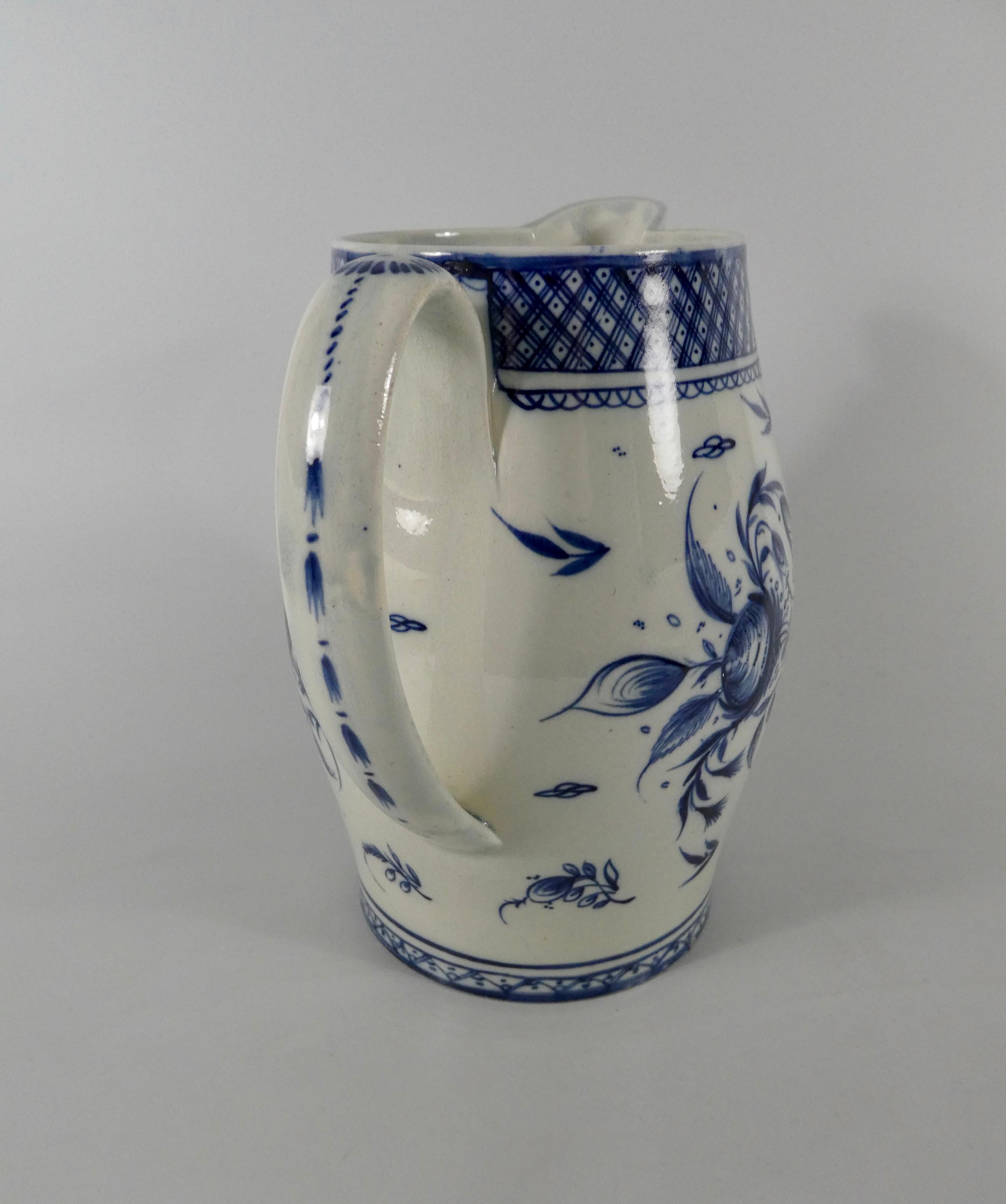 English pearlware jug, ‘Richard & Jenney Turner, 1795’. In Good Condition In Gargrave, North Yorkshire