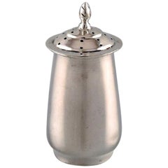 English Pepper Shaker in Silver, Late 19th Century from Large Private Collection