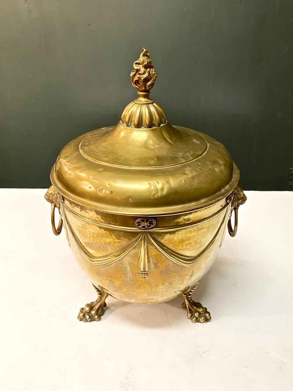 Regency English Purdonium or Coal Scuttle