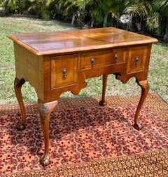 English Period 18th Century Queen Anne Walnut Lowboy