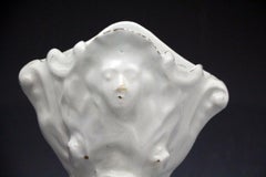 English Period Delftware Wall Pocket Probably Liverpool, Mid-18th Century