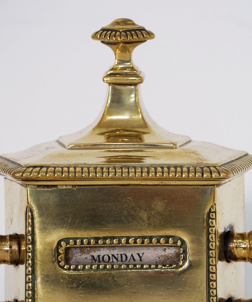 English Perpetual Calendar of Brass by William Tonks & Sons 5