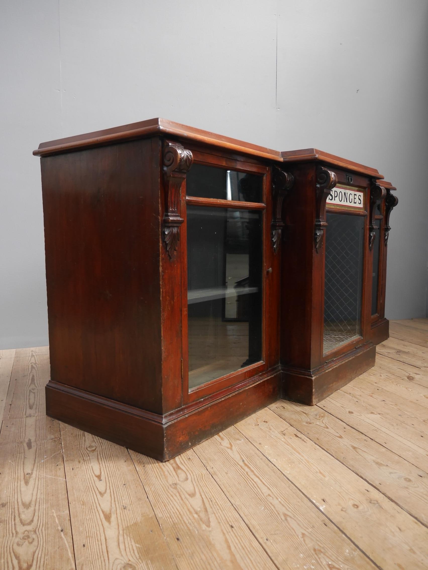 Joinery English Pharmacy Counter c1890