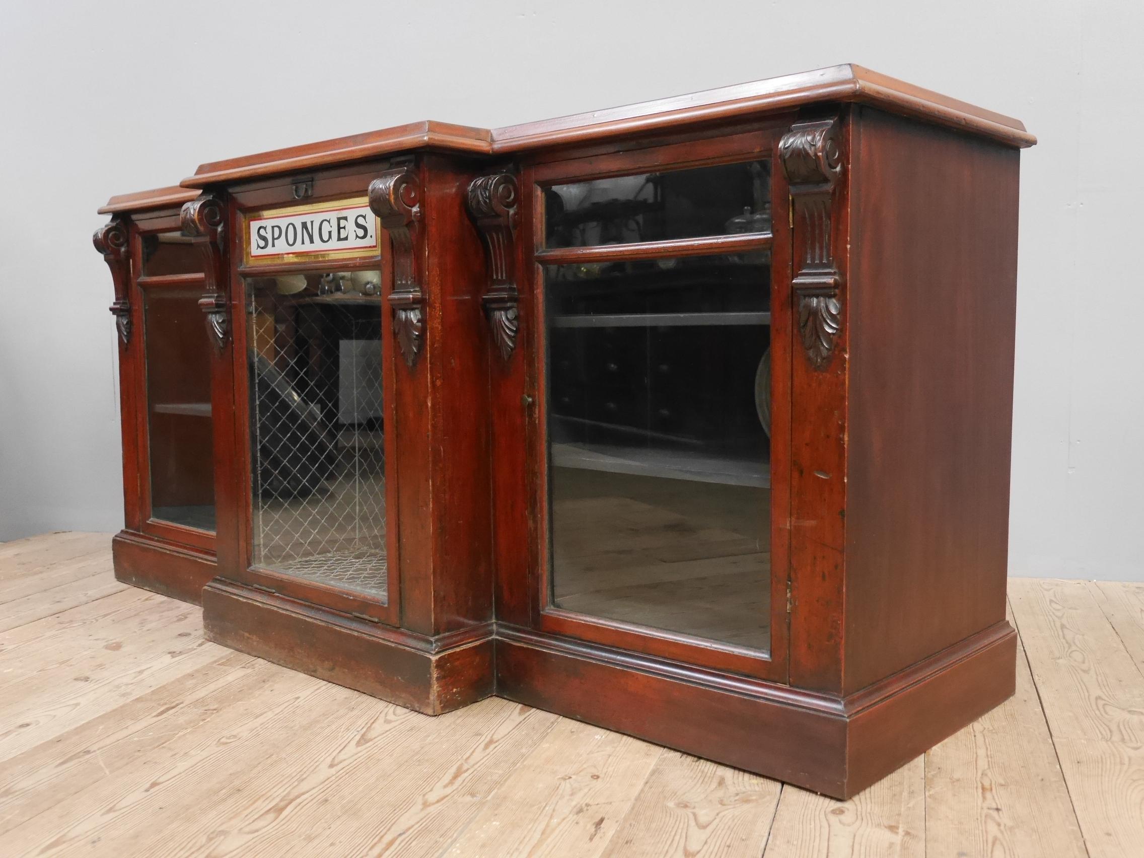 English Pharmacy Counter c1890 In Good Condition In Downham Market, GB