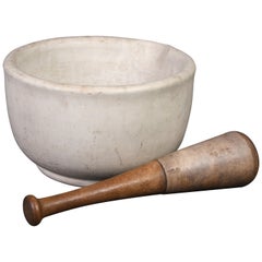 Antique English Pharmacy Mortar and Pestle