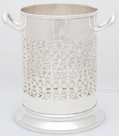 English Pierced Wine or Spirits Bottle Holder