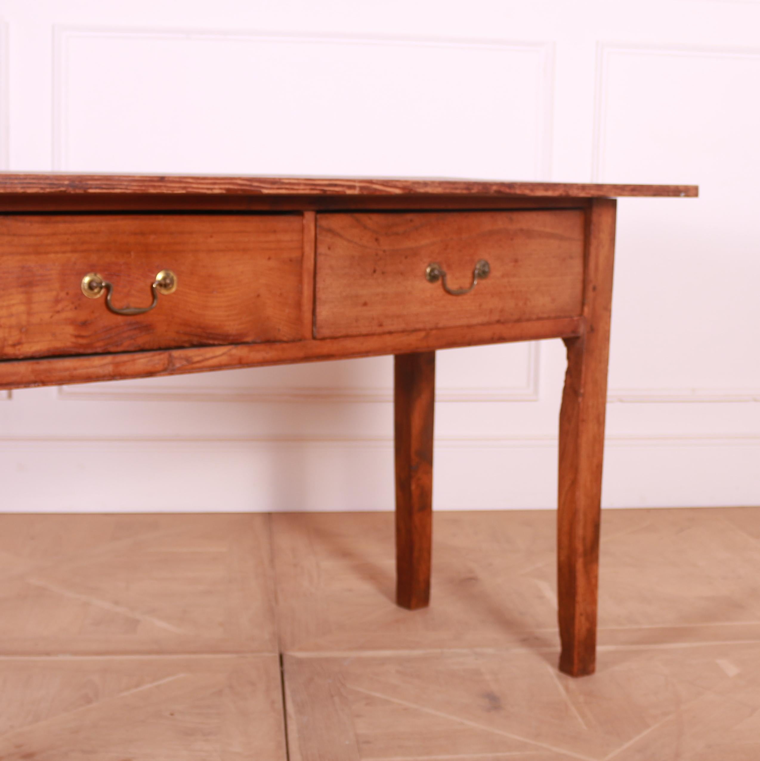English Pine and Fruitwood Server For Sale 1