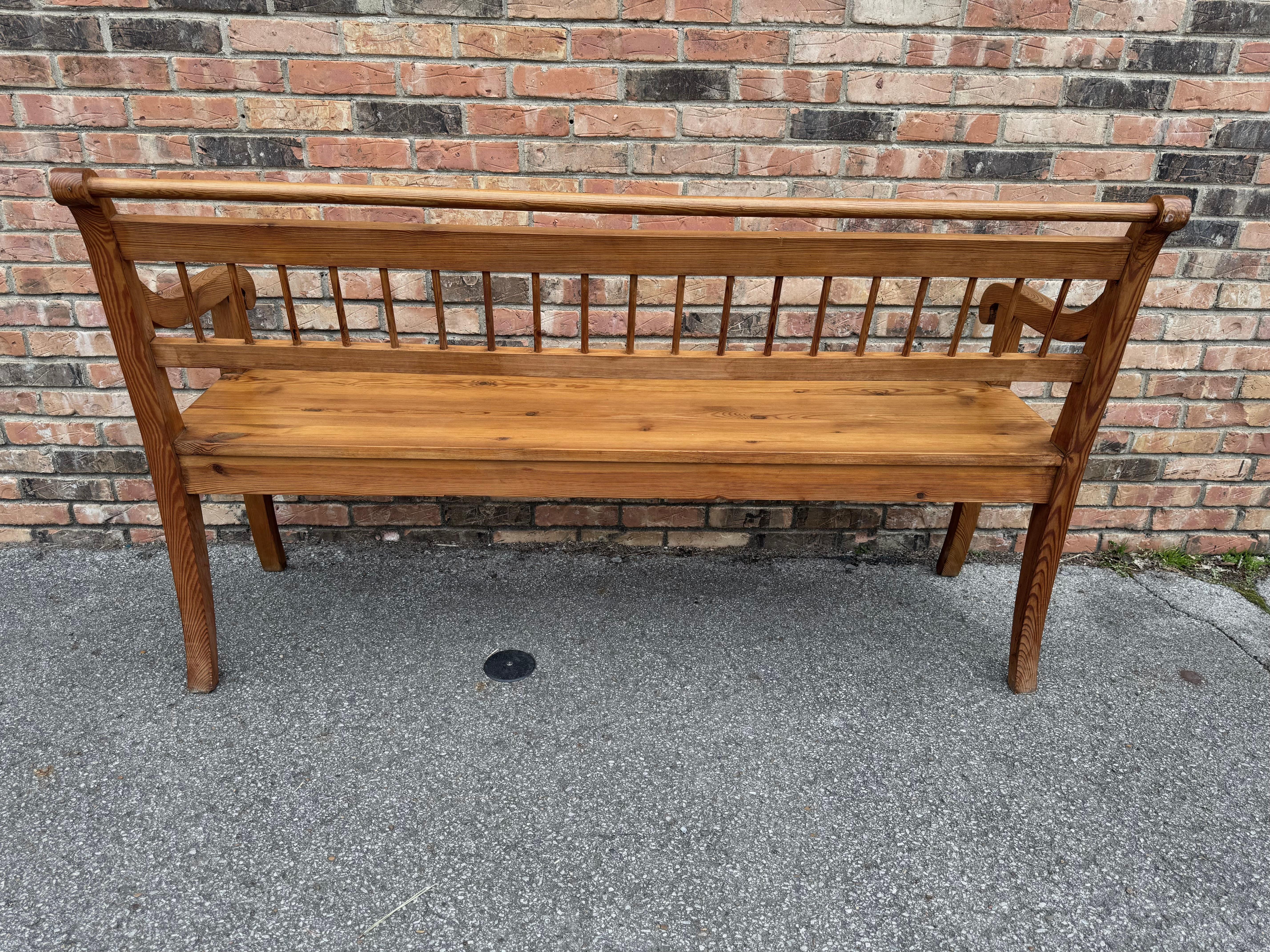 English Pine Bench 2