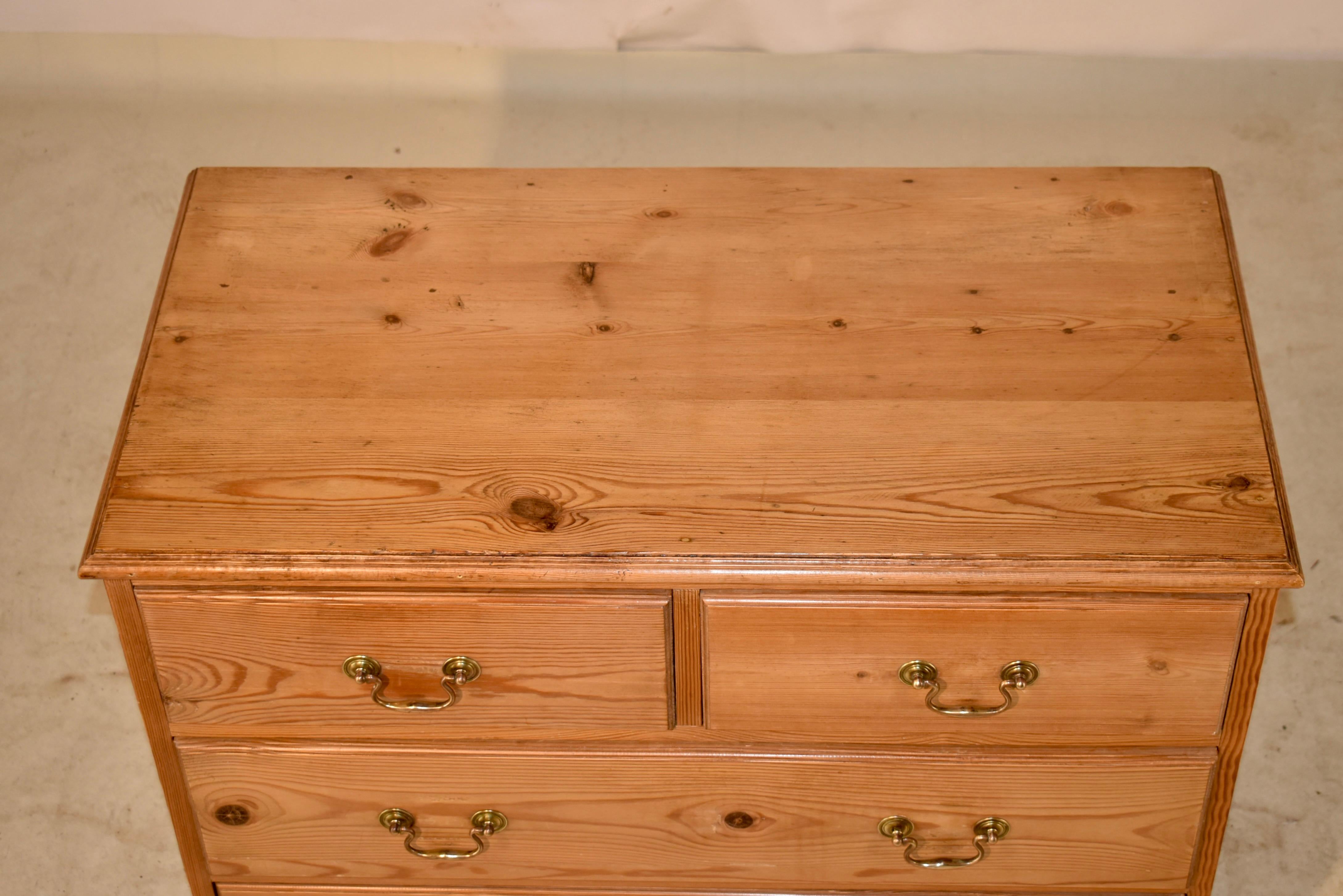 English Pine Chest of Drawers , C. 1950 For Sale 4
