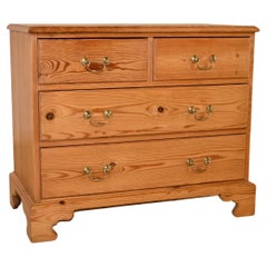 Vintage English Pine Chest of Drawers , C. 1950