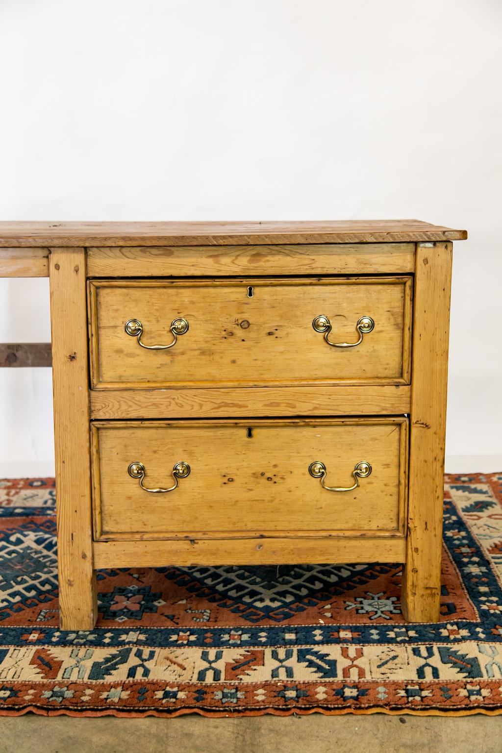 Mid-19th Century English Pine Child's Desk For Sale