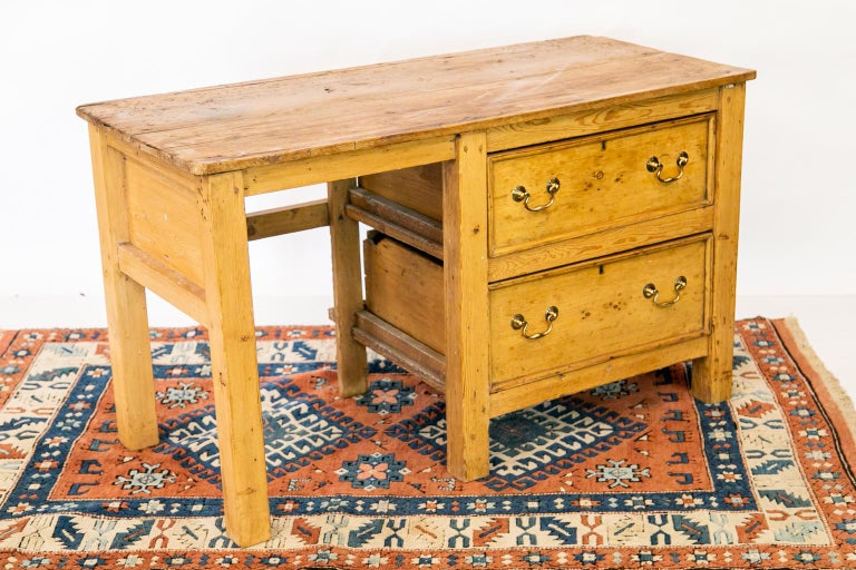 English Pine Child's Desk For Sale at 1stDibs