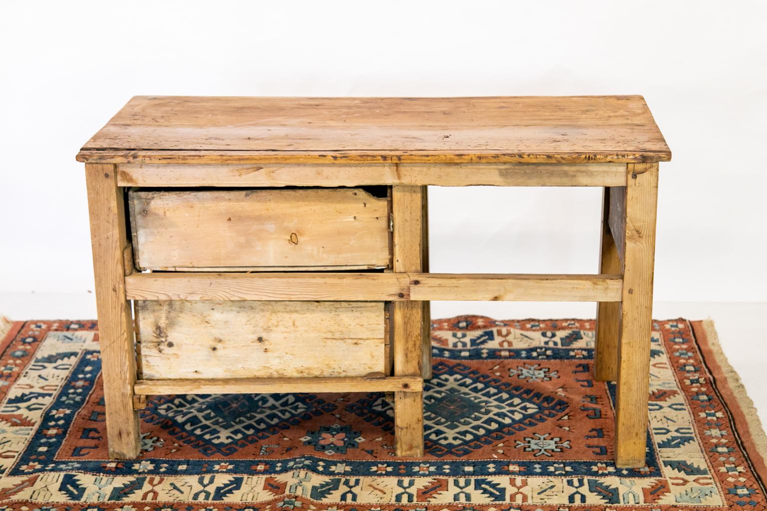 English Pine Child's Desk For Sale 3