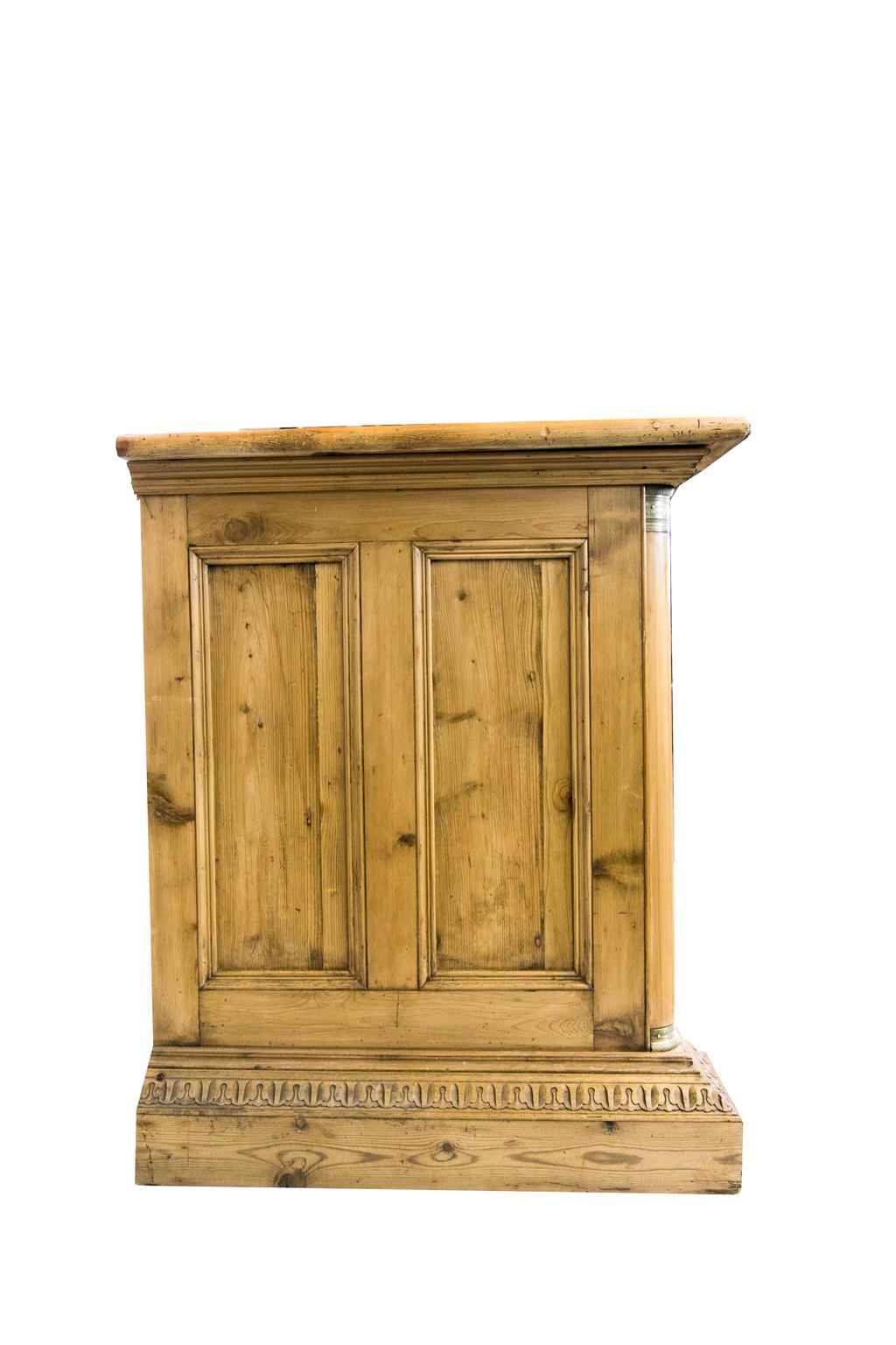 English Pine Console Cabinet For Sale 2