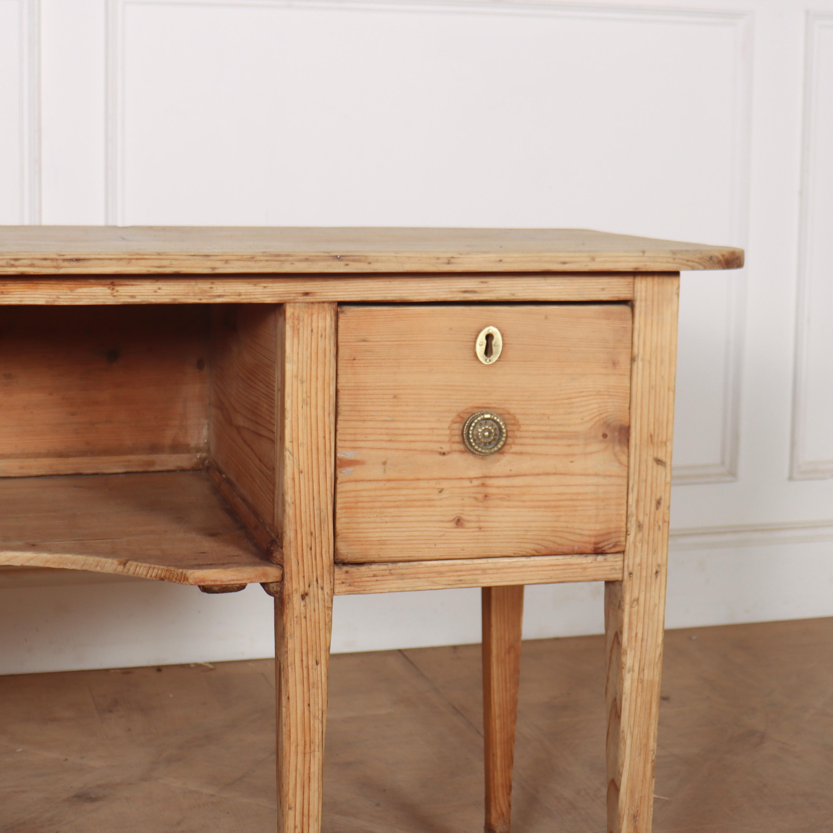 George IV English Pine Console Table