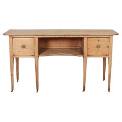 Antique English Pine Console Table