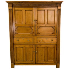 Antique English Pine Cupboard