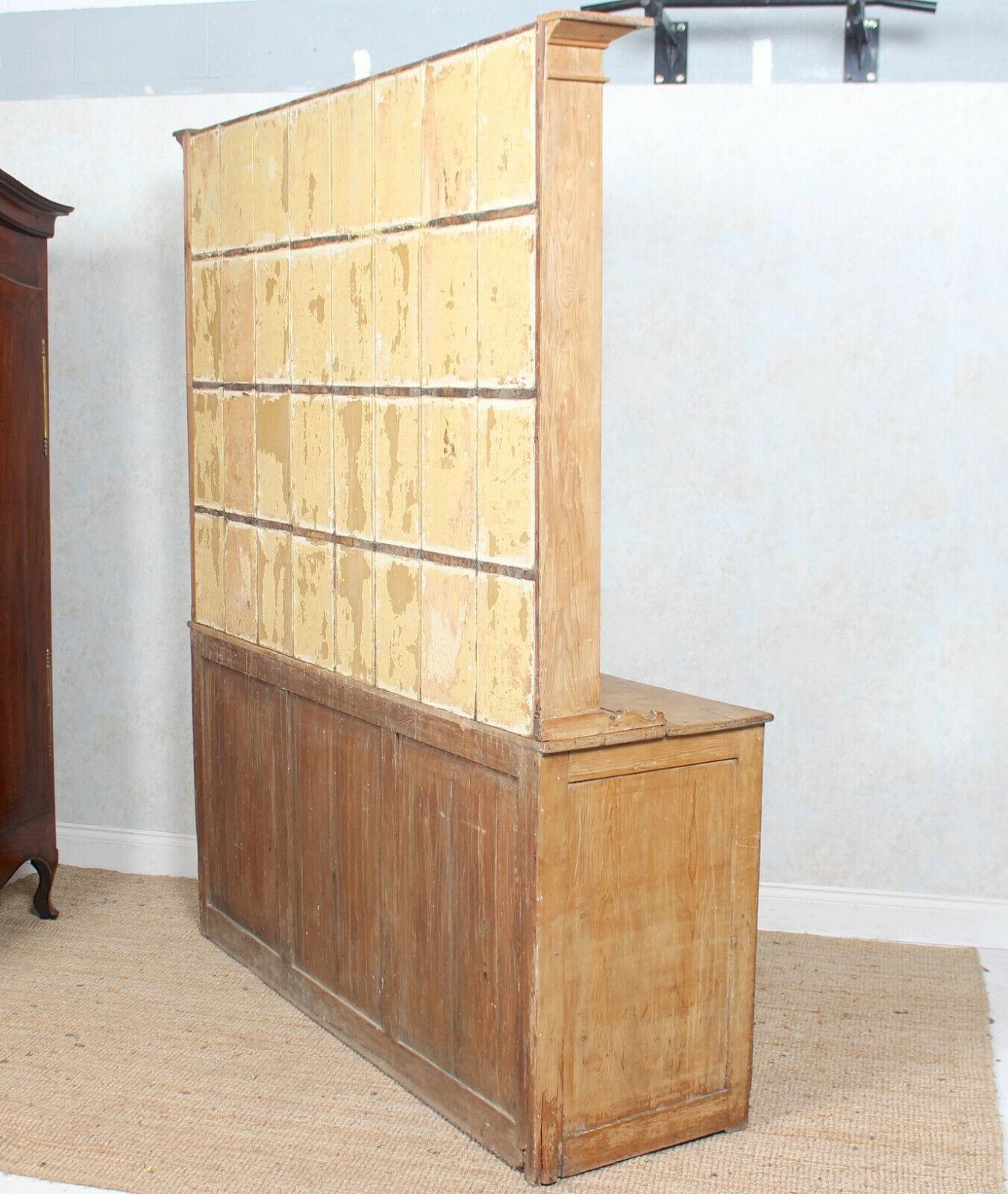 English Pine Dresser 19th Century Kitchen Welsh Dresser For Sale 5
