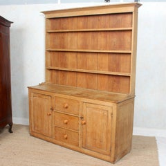 English Pine Dresser 19th Century Kitchen Welsh Dresser