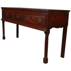 Antique English Pine Dresser Base