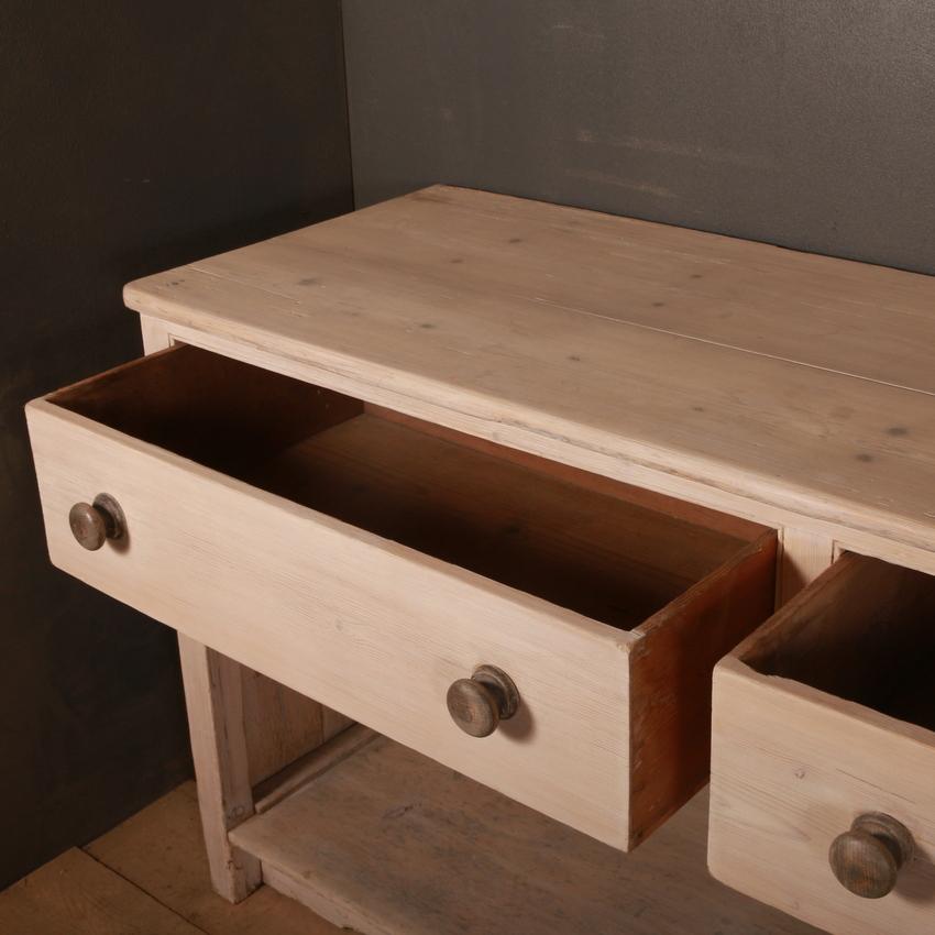 19th Century English Pine Dresser Base / Sideboard