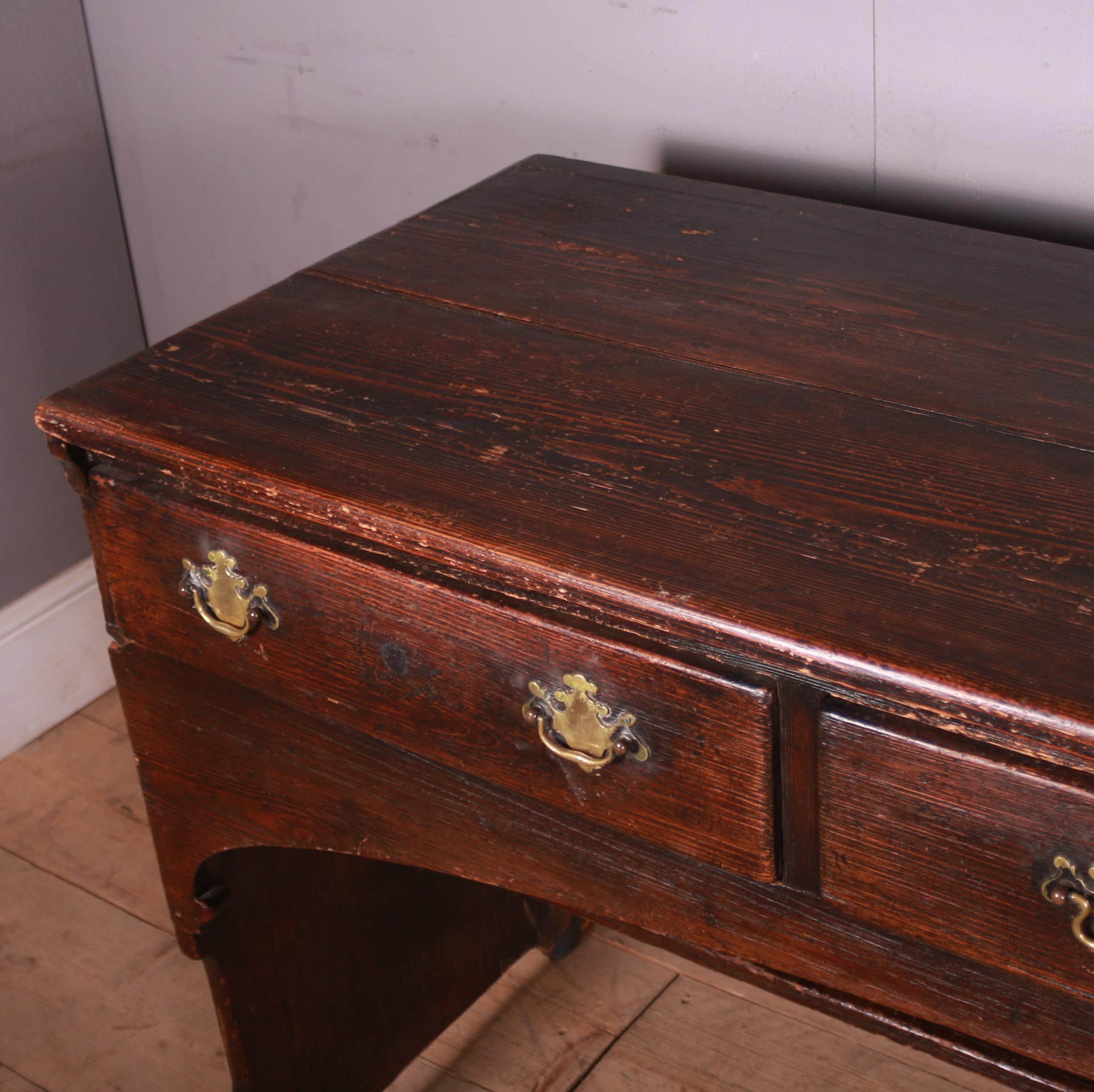 19th Century English Pine Dresser Base / Sideboard For Sale