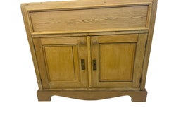 English Pine Dry Sink/ Plant Stand with Zinc Liner
