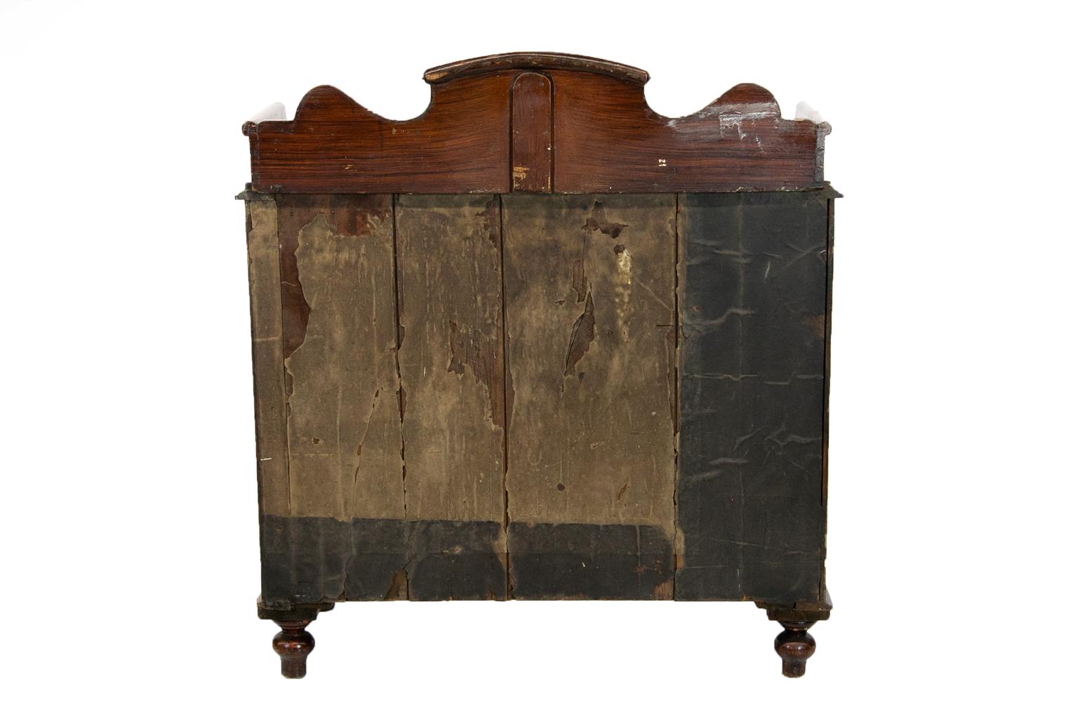 English Pine Faux Painted Galleried Chest For Sale 6