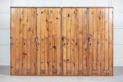 English Pine Golf Club Lockers