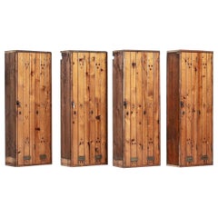 Lockers de club de golf anglais en pin