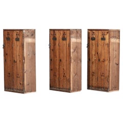 Lockers de club de golf anglais en pin