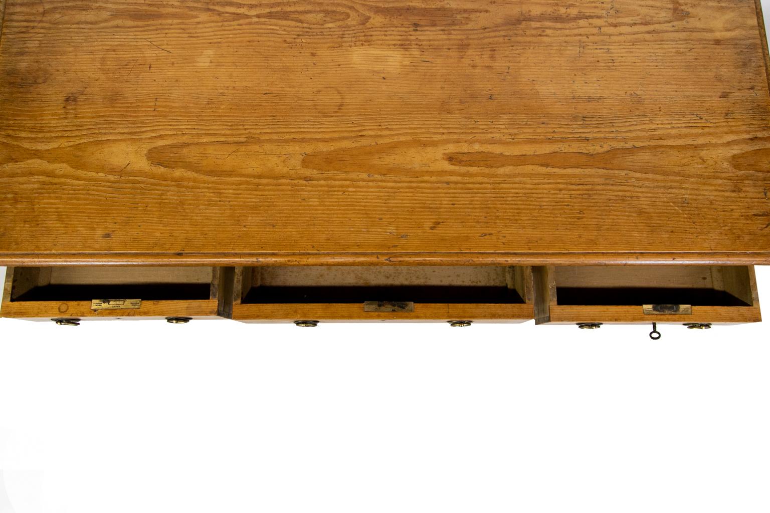 English Pine Knee Hole Server For Sale 2