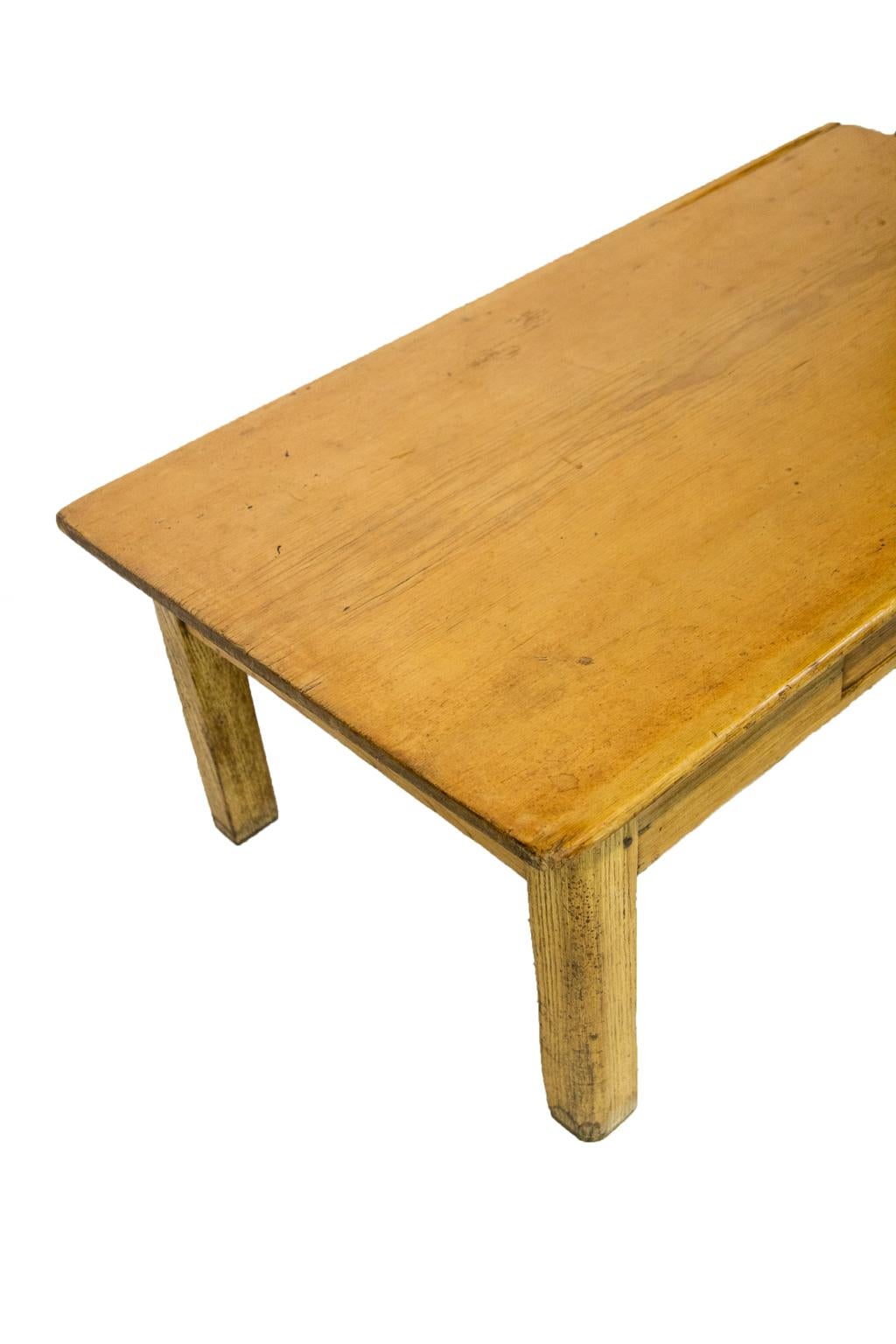 english pine coffee table