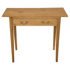 English Pine One Drawer Table