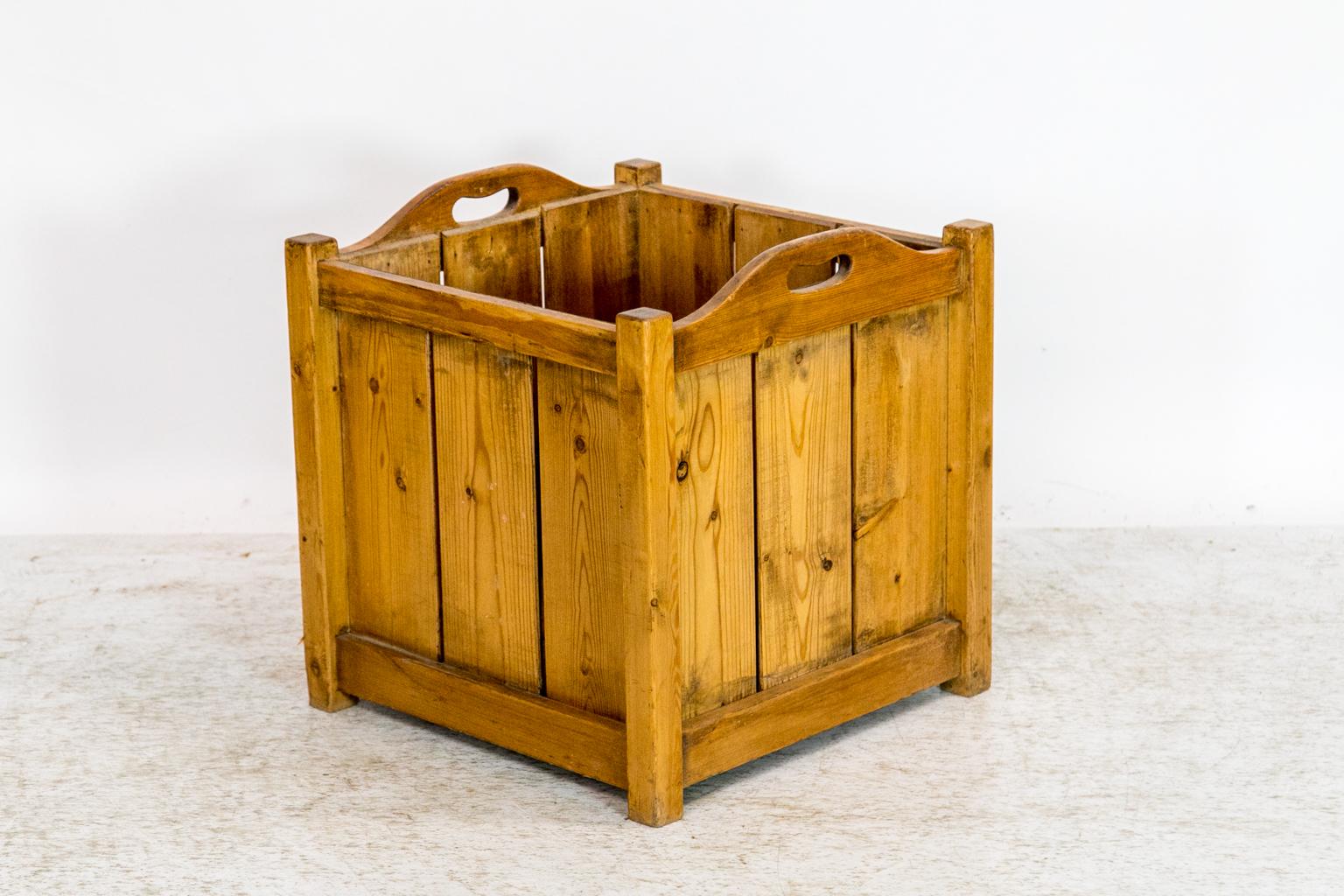 Late 19th Century English Pine Planter For Sale